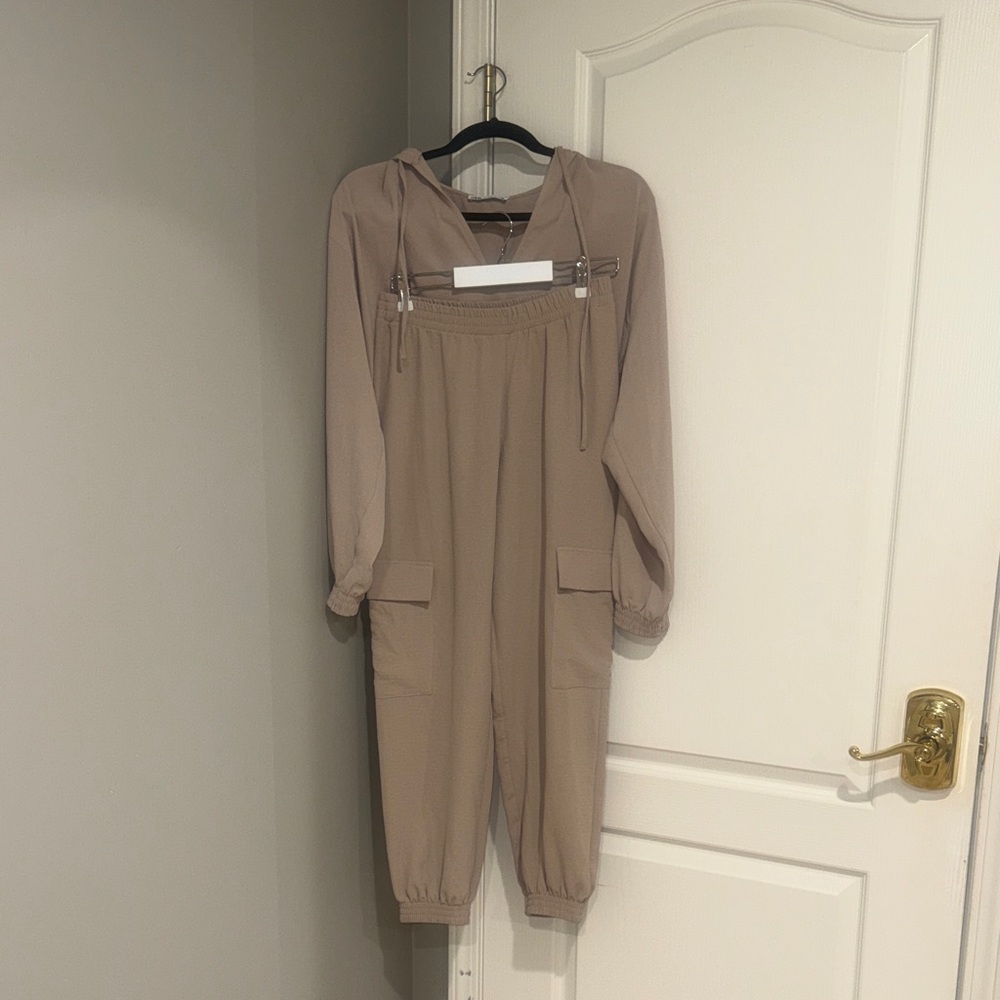 Zara Tan 2 Piece Jumpsuit